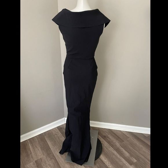 Chiara Boni La Petite Robe Cocoon Collar Trumpet Dress Size 48 (12) $995 - Picture 7 of 8